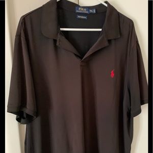Black performance polo shirt xxL